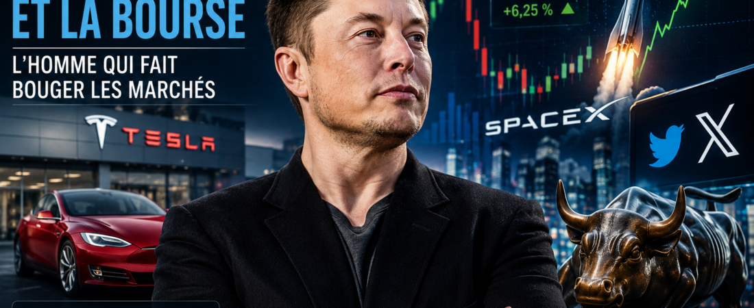 Elon Musk et la Bourse : L’Homme qui Fait Bouger les Marchés